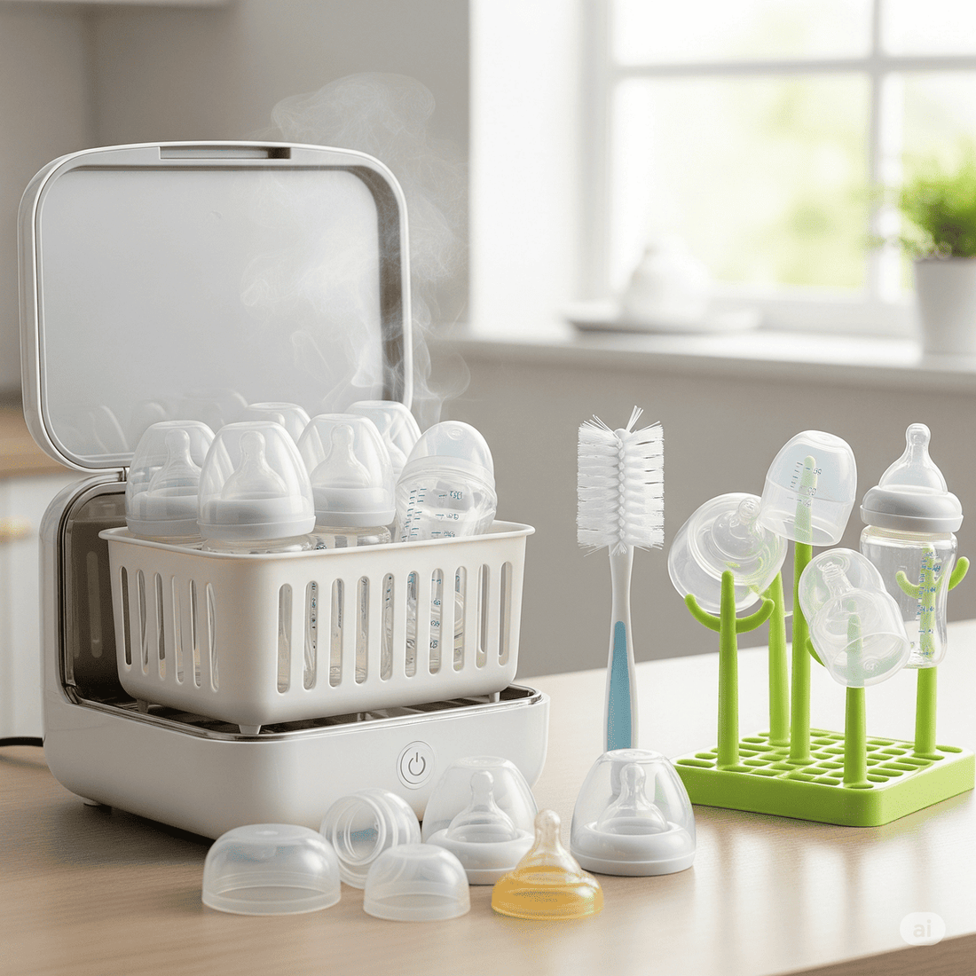 Top 7 tips til kemikaliefri sterilisering af babyflasker